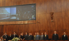 Hino Rio-Grandense encerrou solenidade no plenário